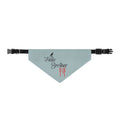 Clip-On Pet Bandana — “Hello Brother” Goth Blood-Drip Collar Accessory