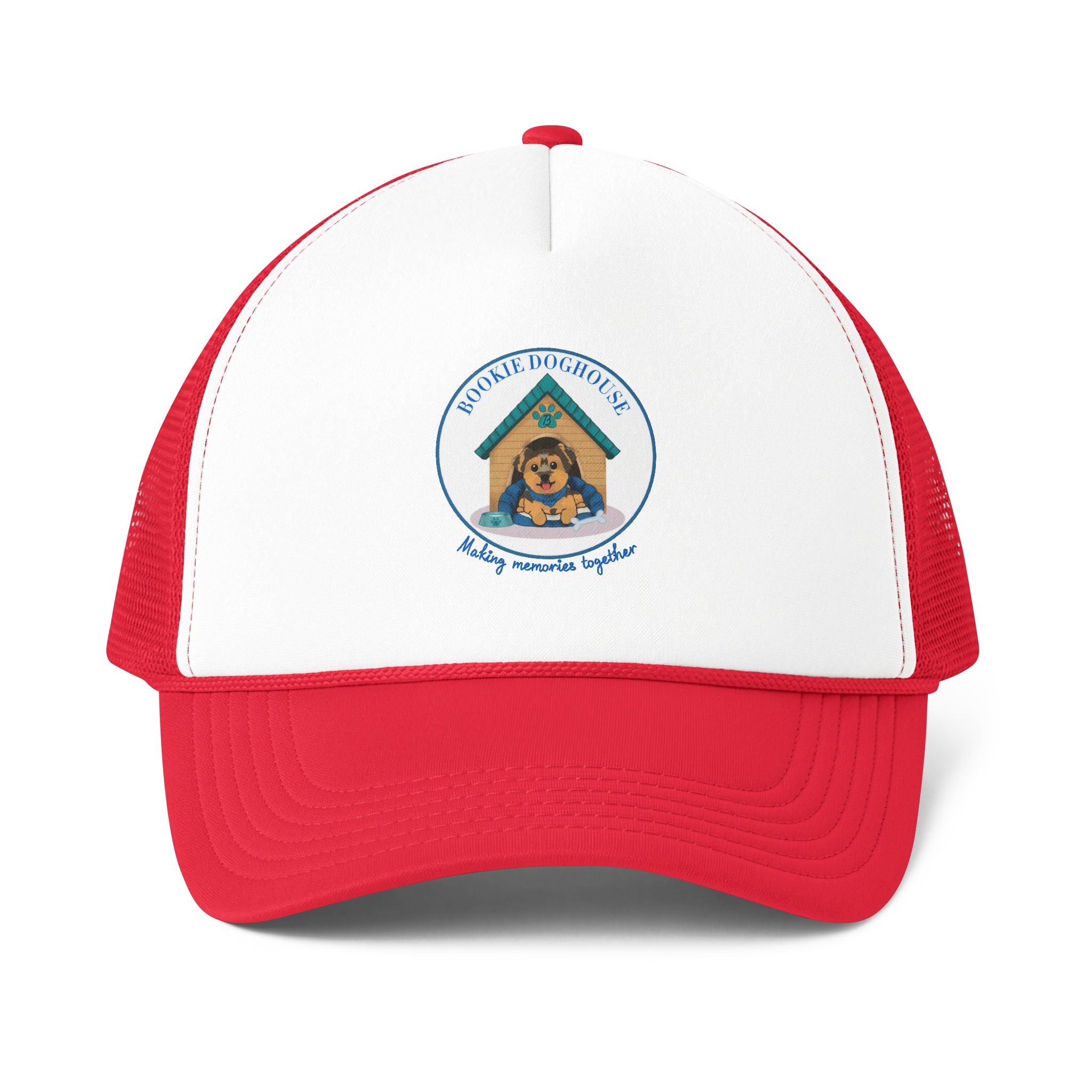 Human Dog Rescue Logo Trucker Cap — Support Local Shelter Mesh-Back Hat