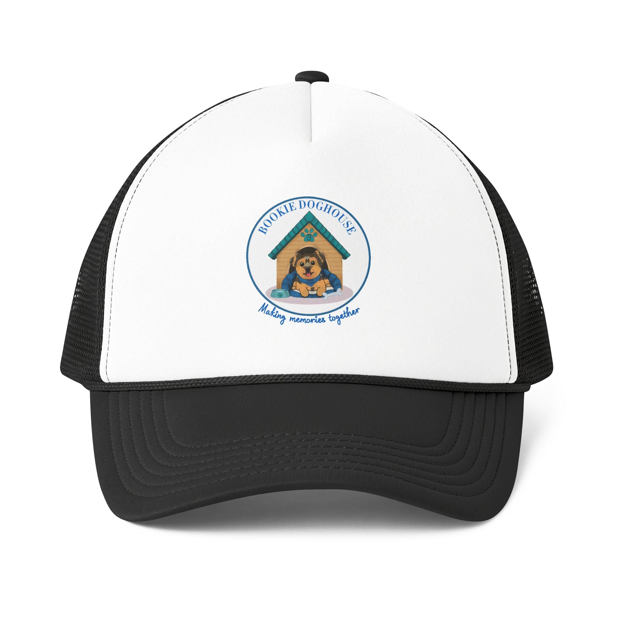Human Dog Rescue Logo Trucker Cap — Support Local Shelter Mesh-Back Hat