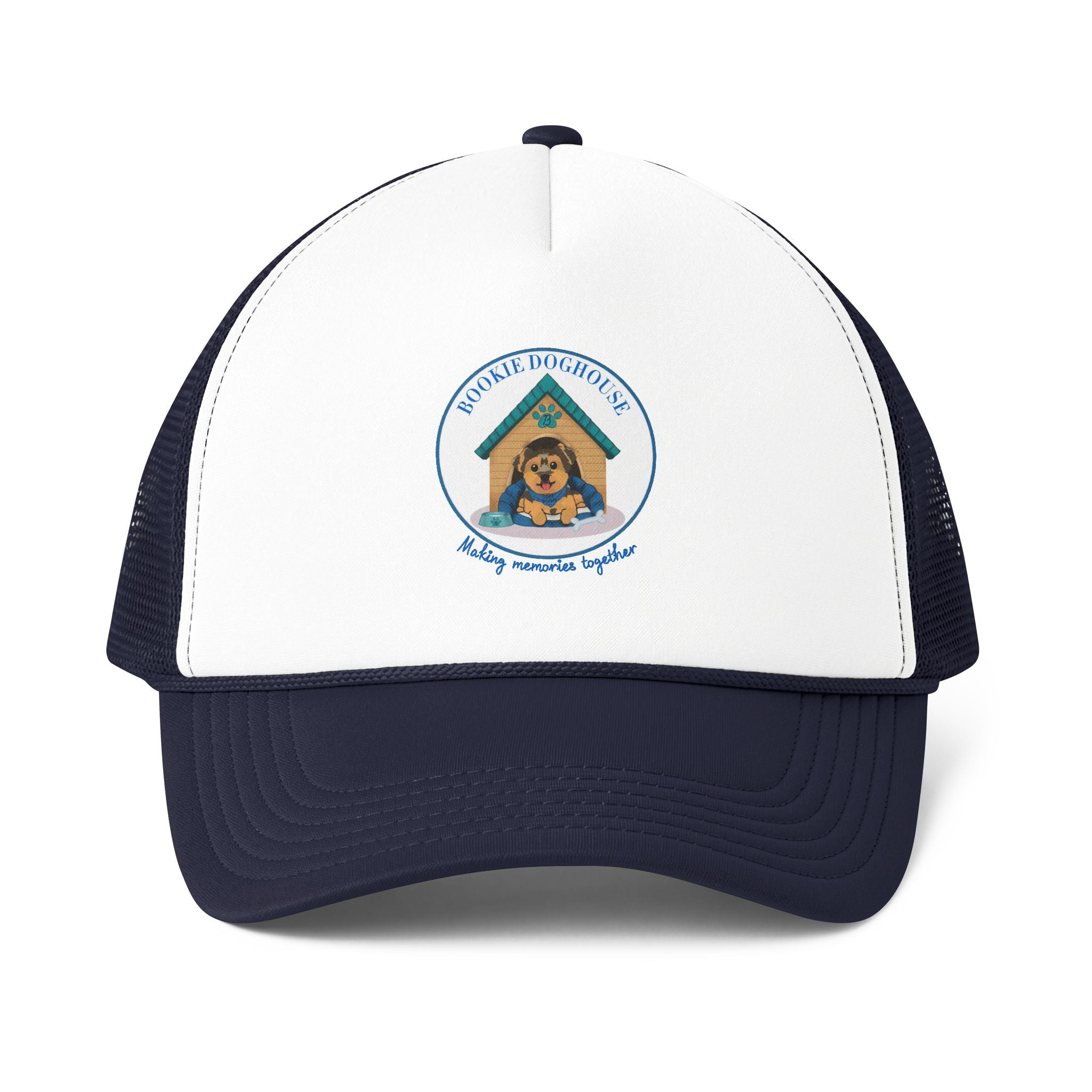 Human Dog Rescue Logo Trucker Cap — Support Local Shelter Mesh-Back Hat