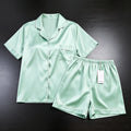 Human Super Soft Ice Silk Pajamas Set