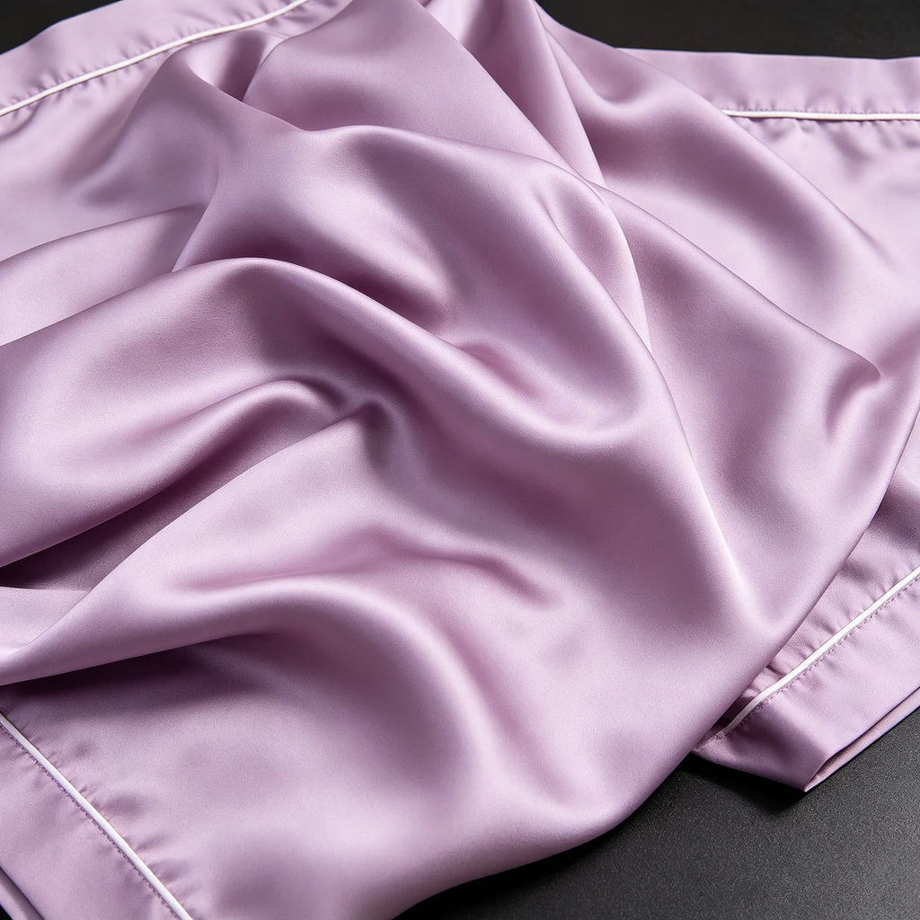 Human Super Soft Ice Silk Pajamas Set