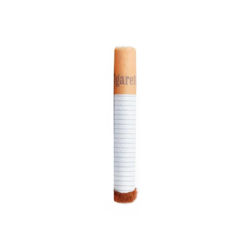 Funny Interactive Plush Dog Toys Creatives Cigarette Design