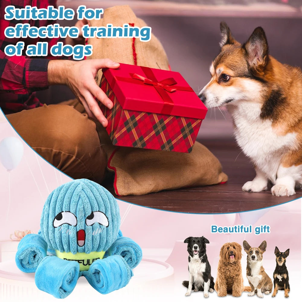 Octopus Dog Snuffle Interactive Toy