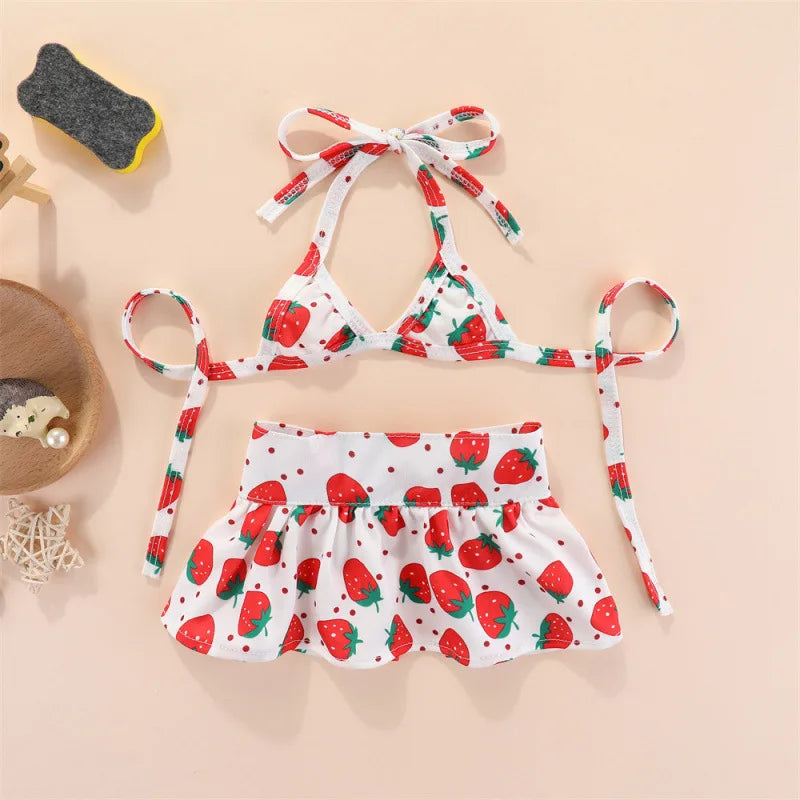 Mermaid Dog Dress Set Cute Bikini Swimsuit
